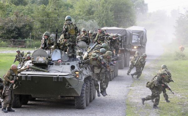 Российские военные в зоне конфликта Российские военные в зоне конфликта
