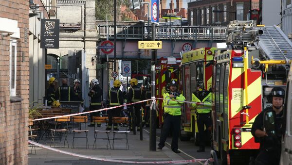 Ситуация у станции метро Parsons Green в Лондоне. 15 сентября 2017 Ситуация у станции метро Parsons Green в Лондоне. 15 сентября 2017