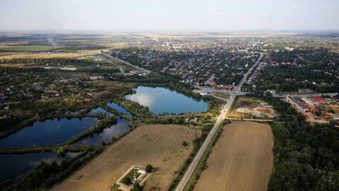 Вид на один из поселков Краснодарского края Вид на один из поселков Краснодарского края