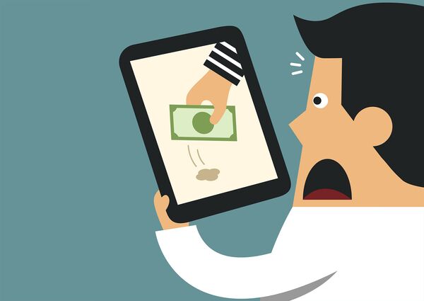 Электронное устройство, пораженное вирусом Электронное устройство, пораженное вирусом