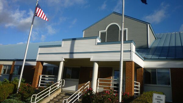 A Georgia Elementary & Middle School в штате Вермонт, США A Georgia Elementary & Middle School в штате Вермонт, США