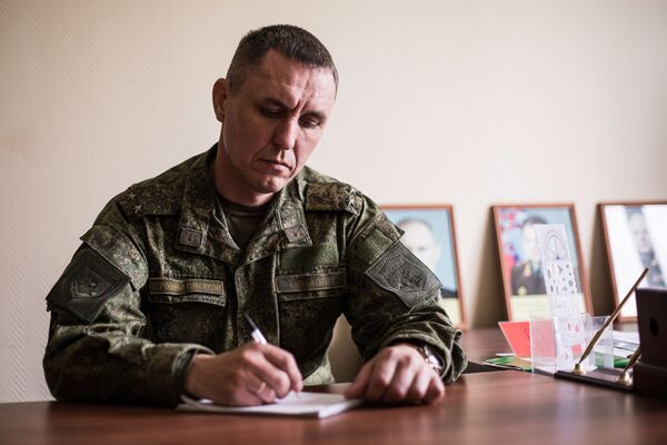 Военнослужащий в расположении Таманской дивизии Военнослужащий в расположении Таманской дивизии