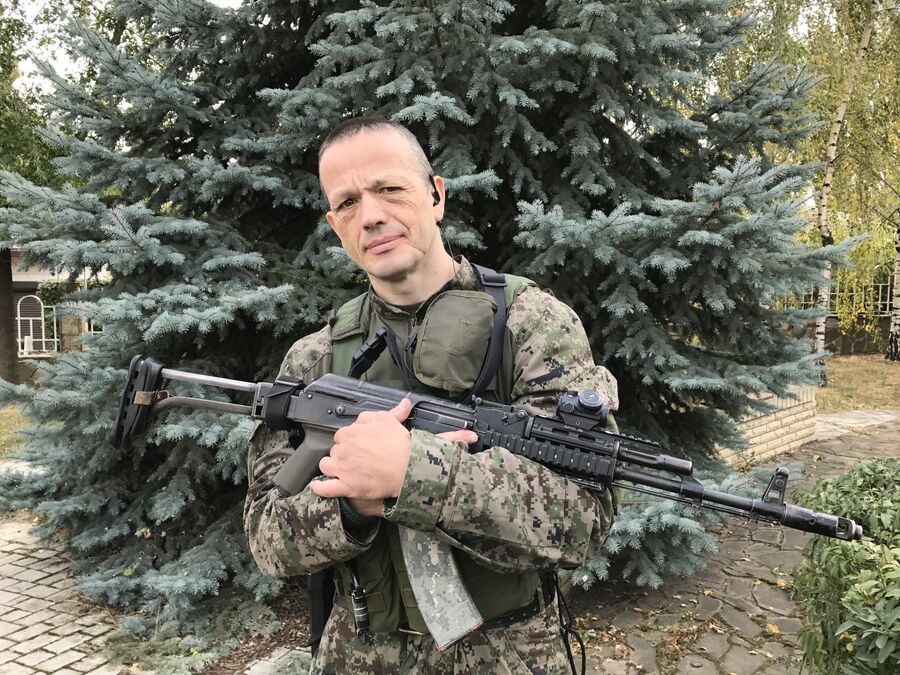 Боец разведывательно-штурмового батальона Сергей, позывной Шаман, Донбасс Боец разведывательно-штурмового батальона Сергей, позывной Шаман, Донбасс