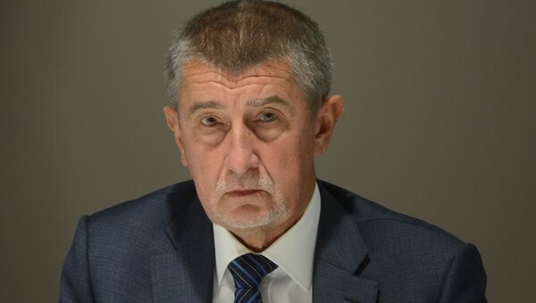 Андрей Бабис во время предвыборных дебатов в Праге Андрей Бабис во время предвыборных дебатов в Праге
