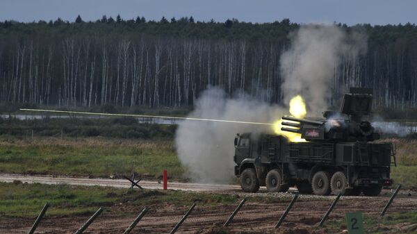 Зенитный ракетно-пушечный комплекс Панцирь-С1 Зенитный ракетно-пушечный комплекс Панцирь-С1