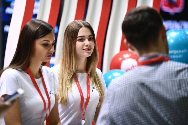 На Russian Internet Week (Неделя российского интернета / RIW) в центральном выставочном комплексе Экспоцентр в Москве На Russian Internet Week (Неделя российского интернета / RIW) в центральном выставочном комплексе Экспоцентр в Москве