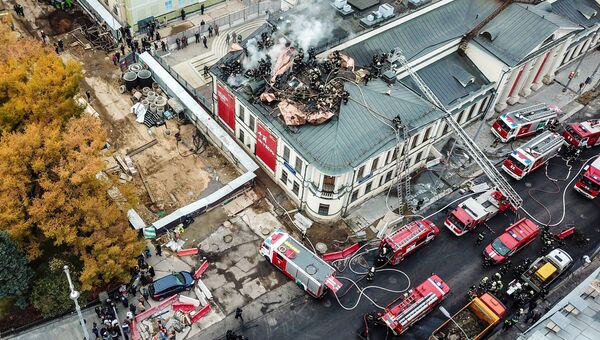 Пожар в здании Музея изобразительных искусств им. А. С. Пушкина. 3 ноября 2017 Пожар в здании Музея изобразительных искусств им. А. С. Пушкина. 3 ноября 2017