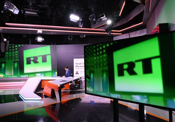 Студия телеканала RT в Москве Студия телеканала RT в Москве