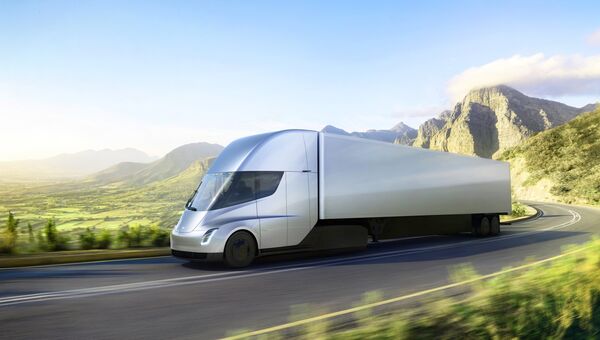 Грузовик Tesla Semi Грузовик Tesla Semi