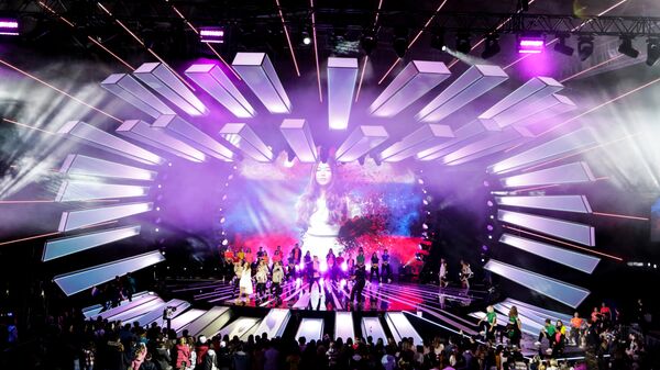 Выступление российский певицы Полины Богусевич в финале конкурса Детское Евровидение - 2017 в Тбилиси. 26 ноября 2017 Выступление российский певицы Полины Богусевич в финале конкурса Детское Евровидение - 2017 в Тбилиси. 26 ноября 2017