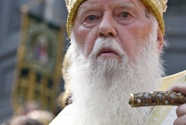 Глава Украинской православной церкви Киевского патриархата патриарх Филарет Глава Украинской православной церкви Киевского патриархата патриарх Филарет