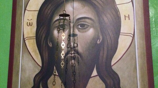 Икона Спаса Нерукотворного в Покровском храме села Лещенка Икона Спаса Нерукотворного в Покровском храме села Лещенка