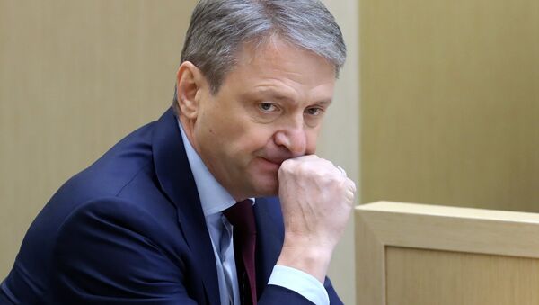 Министр сельского хозяйства РФ Александр Ткачёв. Архивное фото Министр сельского хозяйства РФ Александр Ткачёв. Архивное фото