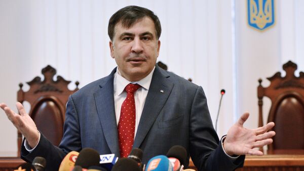 Михаил Саакашвили в суде в Киеве. Архивное фото Михаил Саакашвили в суде в Киеве. Архивное фото