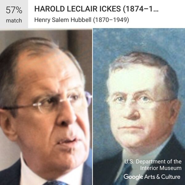 Сергей Лавров и американский политик Гарольд ЛекЛер Икес Сергей Лавров и американский политик Гарольд ЛекЛер Икес