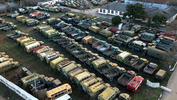 Военная техника, которая ранее входила в состав военно-морских сил Украины, в Севастополе Военная техника, которая ранее входила в состав военно-морских сил Украины, в Севастополе