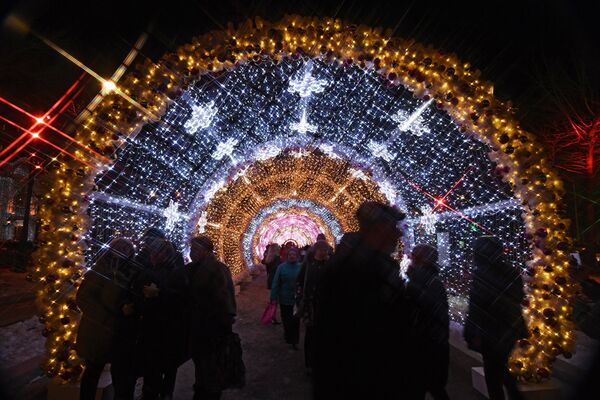 Новогодняя иллюминация в Москве Новогодняя иллюминация в Москве
