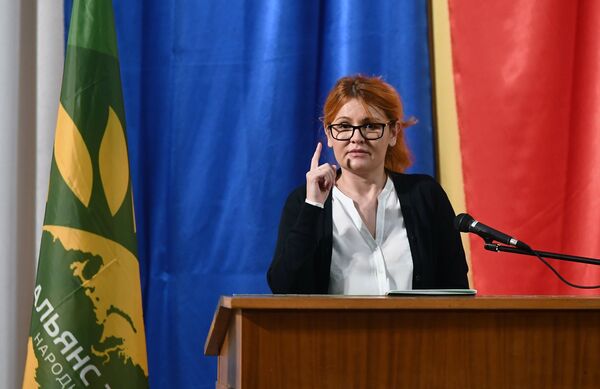 Кандидат от партии Альянс зеленых Эльвира Агурбаш Кандидат от партии Альянс зеленых Эльвира Агурбаш
