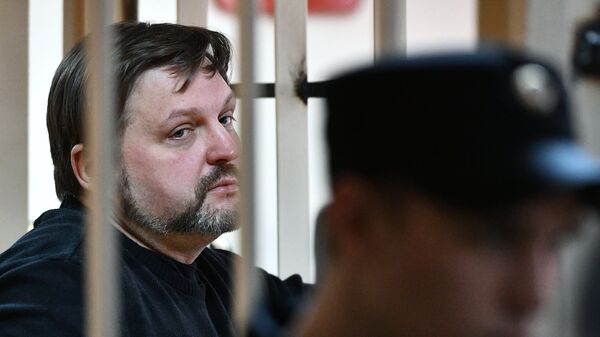 Экс-губернатор Кировской области Никита Белых во время оглашения приговора в Пресненском суде Москвы. Архивное фото Экс-губернатор Кировской области Никита Белых во время оглашения приговора в Пресненском суде Москвы. Архивное фото