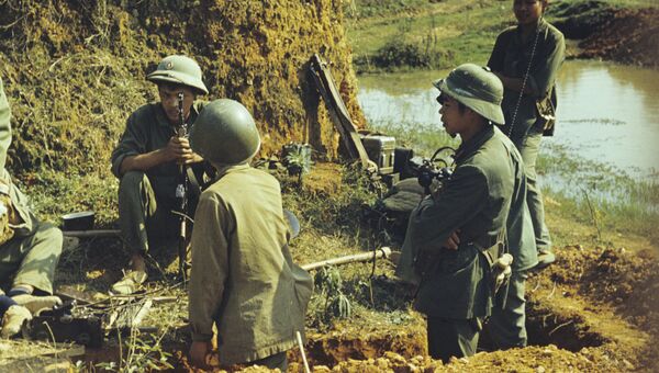 Бойцы Народной армии Вьетнама защищают город Лангшон. 1979 год Бойцы Народной армии Вьетнама защищают город Лангшон. 1979 год
