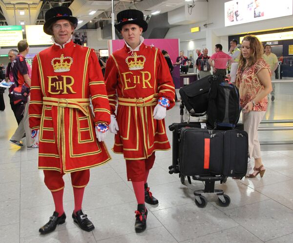 В аэропорту Heathrow в Лондоне В аэропорту Heathrow в Лондоне