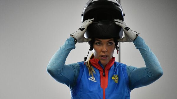 Надежда Сергеева во время тренировки Надежда Сергеева во время тренировки