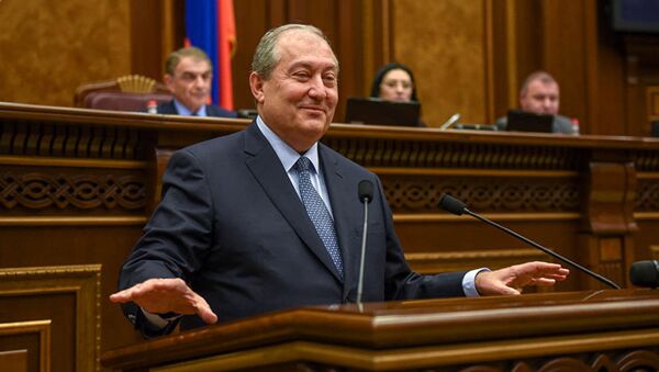 Армянский политический и государственный деятель, дипломат Армен Саркисян. Архивное фото Армянский политический и государственный деятель, дипломат Армен Саркисян. Архивное фото