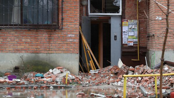 Жилой дом на Славянской улице в Краснодаре, где произошел взрыв газа. 10 марта 2018 Жилой дом на Славянской улице в Краснодаре, где произошел взрыв газа. 10 марта 2018