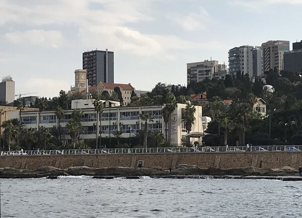 Вид на набережную в Бейрута Вид на набережную в Бейрута