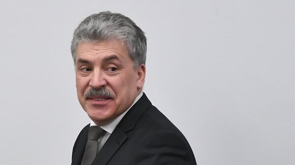 Павел Грудинин на пресс-конференции КПРФ по итогам голосования на выборах президента РФ. 19 марта 2018 Павел Грудинин на пресс-конференции КПРФ по итогам голосования на выборах президента РФ. 19 марта 2018