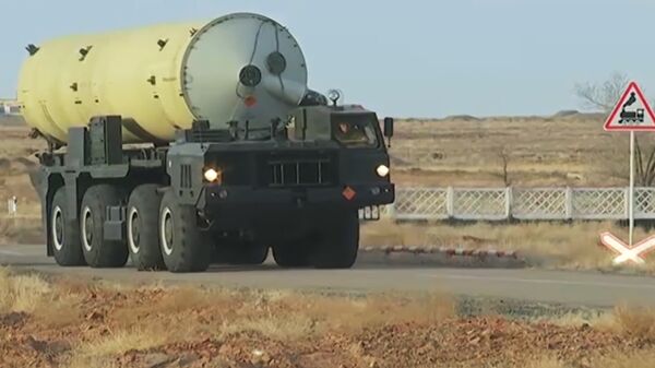 Испытательный пуск новой модернизированной ракеты российской системы ПРО на полигоне Сары-Шаган. 2 апреля 2018 Испытательный пуск новой модернизированной ракеты российской системы ПРО на полигоне Сары-Шаган. 2 апреля 2018