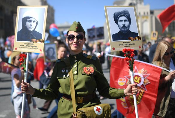 Акция Бессмертный полк в Москве Акция Бессмертный полк в Москве