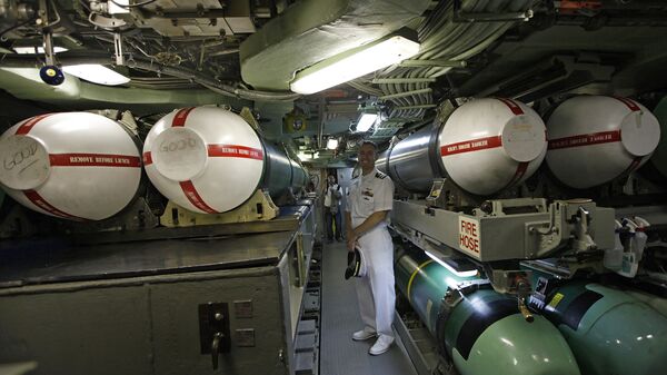 Ракеты Tomahawk на борту подлодки USS Hampton Ракеты Tomahawk на борту подлодки USS Hampton