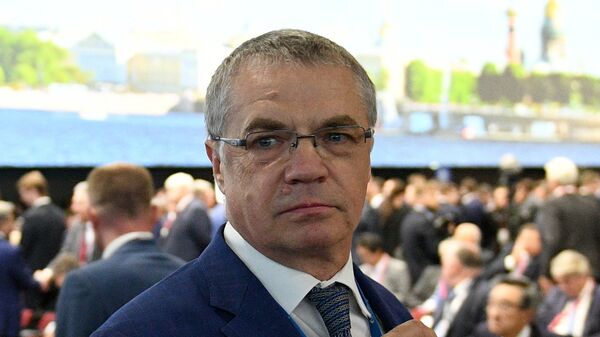 Заместитель председателя правления ПАО Газпром Александр Медведев на Петербургском международном экономическом форуме. 25 мая 2018 Заместитель председателя правления ПАО Газпром Александр Медведев на Петербургском международном экономическом форуме. 25 мая 2018