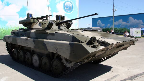 БМП-2М с модулем Бережок. Архивное фото БМП-2М с модулем Бережок. Архивное фото