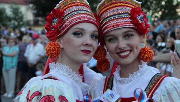 Участинцы фестиваля культур в Гродно, Белоруссия Участинцы фестиваля культур в Гродно, Белоруссия