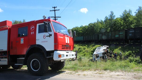 Пожарные на месте ДТП в Орловском районе. 10 июня 2018 Пожарные на месте ДТП в Орловском районе. 10 июня 2018