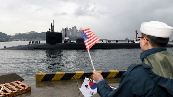 Американская подводная лодка USS Michigan Американская подводная лодка USS Michigan