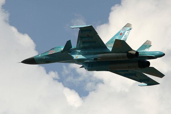 Истребитель-бомбардировщик Су-34 Истребитель-бомбардировщик Су-34
