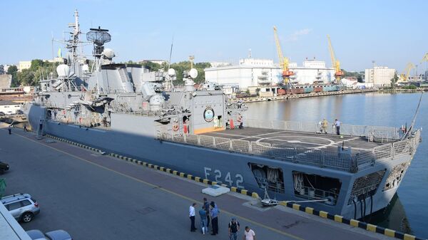 Корабли военно-морской группы НАТО в порту Одессы Корабли военно-морской группы НАТО в порту Одессы
