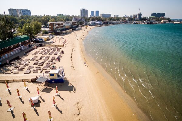 Центральный пляж в Анапе Центральный пляж в Анапе