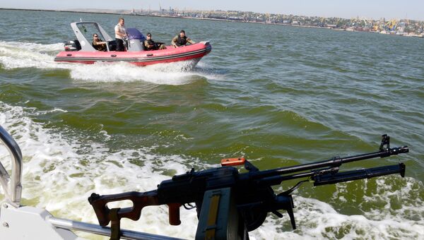 Береговая охрана Украины во время патрулирования Азовского моря Береговая охрана Украины во время патрулирования Азовского моря