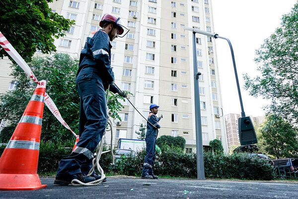 Складывающийся фонарь в Москве Складывающийся фонарь в Москве