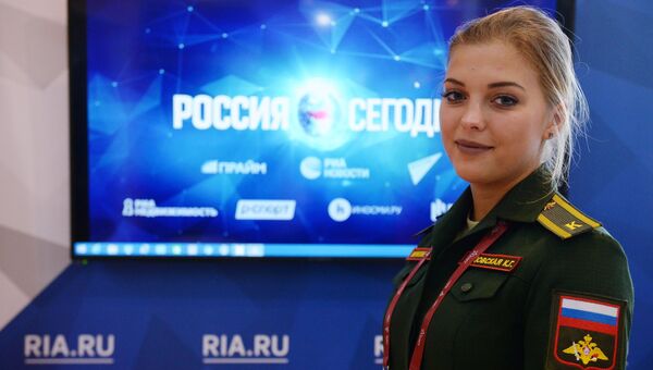 У стенда МИА Россия сегодня на IV Международном военно-техническом форуме «Армия-2018» У стенда МИА Россия сегодня на IV Международном военно-техническом форуме «Армия-2018»