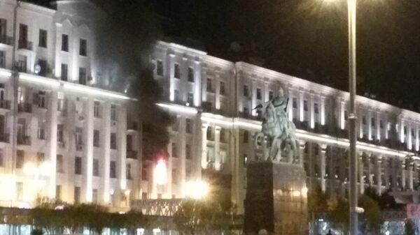Пожар в центре Москвы на Тверской улице. 04.09.2018 Пожар в центре Москвы на Тверской улице. 04.09.2018