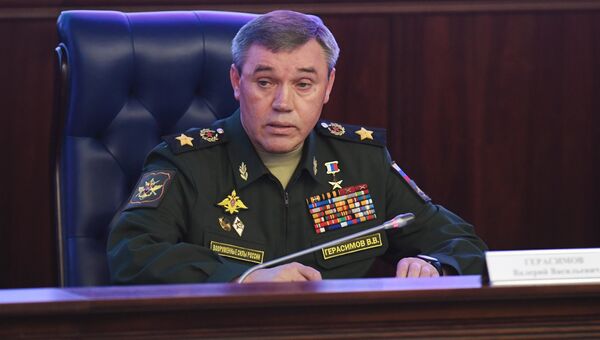 Начальник Генерального штаба Вооруженных сил РФ - первый заместитель министра обороны РФ Валерий Герасимов. Архивное фото Начальник Генерального штаба Вооруженных сил РФ - первый заместитель министра обороны РФ Валерий Герасимов. Архивное фото