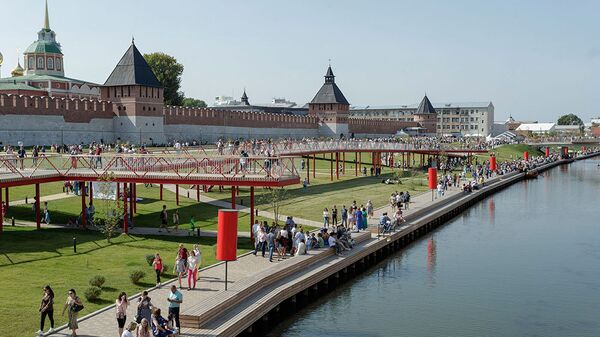 В Туле открыли обновленную набережную В Туле открыли обновленную набережную