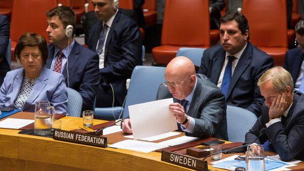 Постоянный представитель РФ при Организации Объединённых Наций Василий Небензя Постоянный представитель РФ при Организации Объединённых Наций Василий Небензя