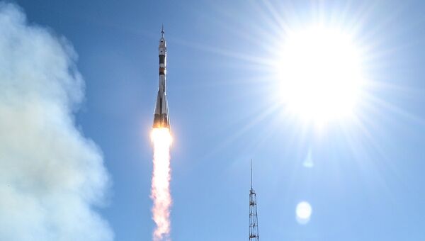 Старт ракеты с космодрома Байконур. Архивное фото Старт ракеты с космодрома Байконур. Архивное фото