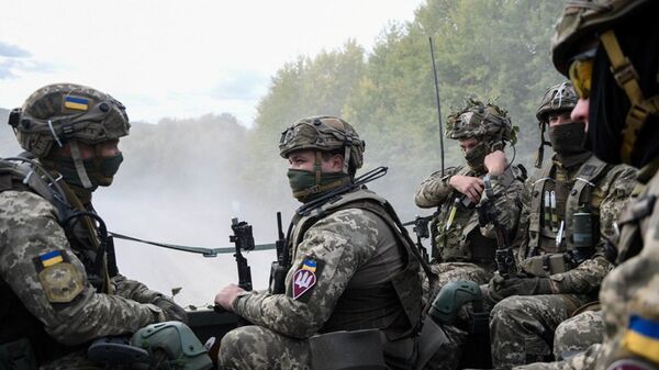 Украинские военные. Архивное фото Украинские военные. Архивное фото